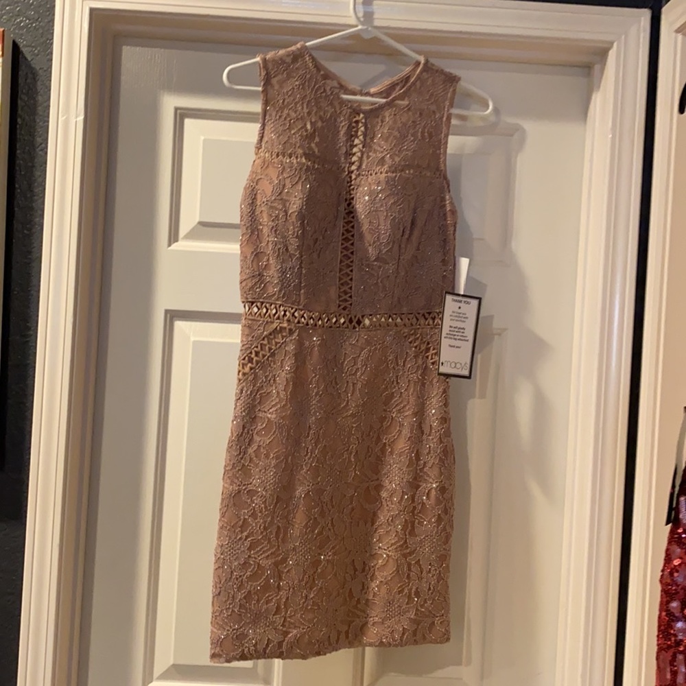 Brand New Rose Gold Dress Juniors Size 5
